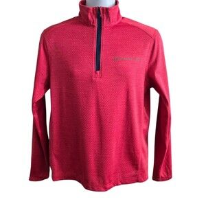 Vineyard Vines Performance Sankaty 1/4 Zip Mens Small Pullover Resort Red